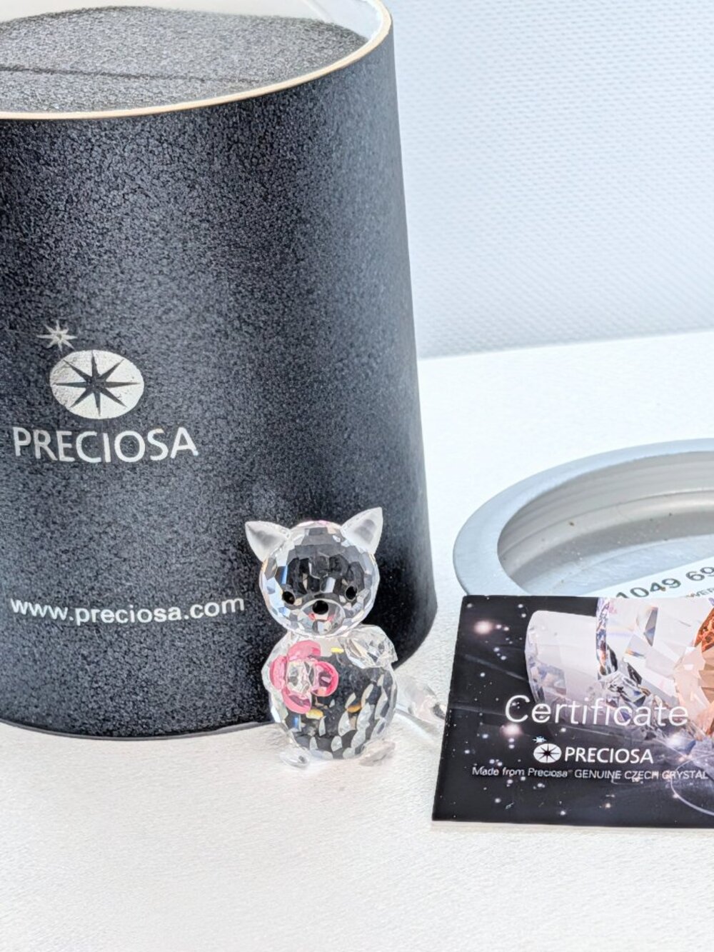 NWT Precosia Kitten With Flower Figurine - Picture 7 of 10